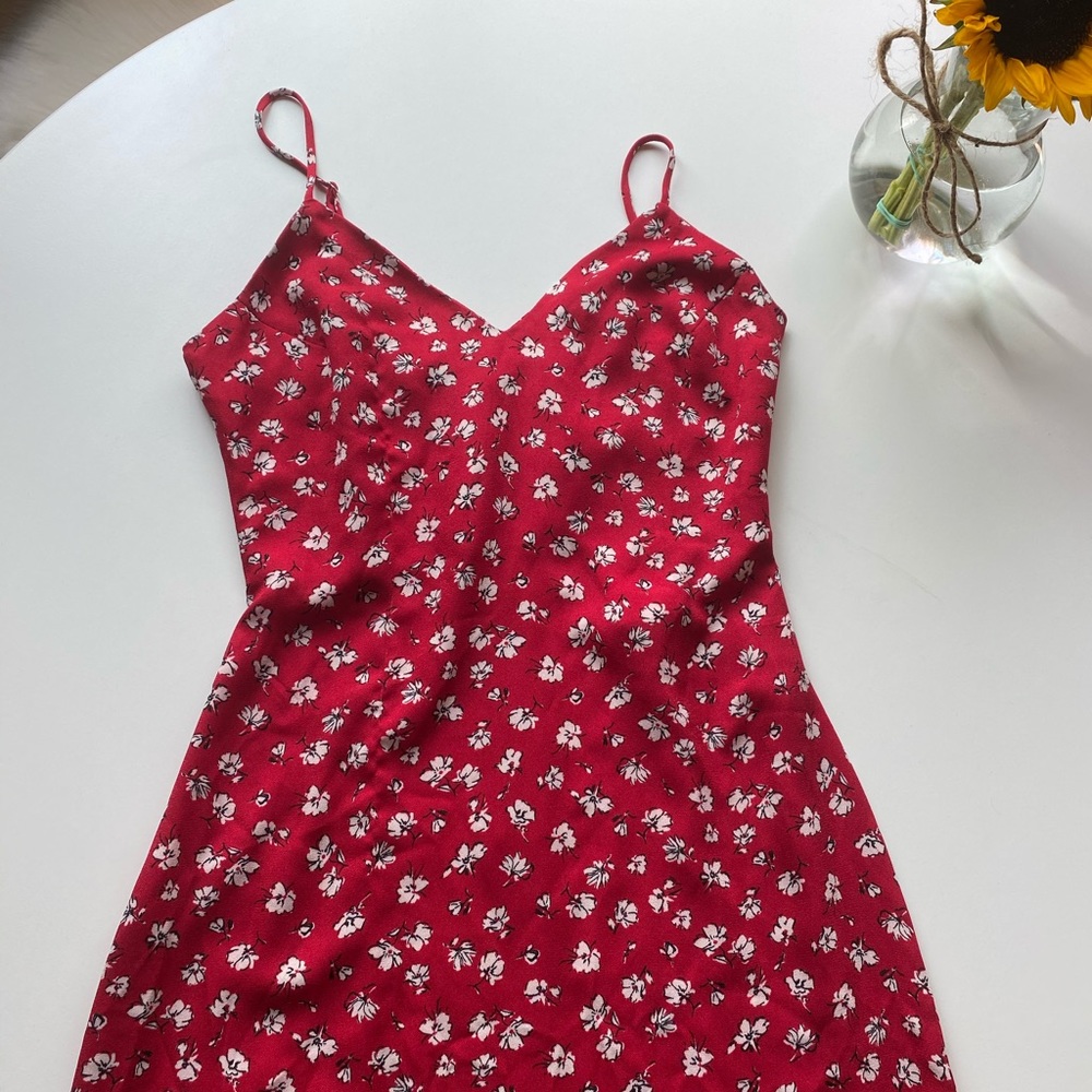 Red Midi Dress